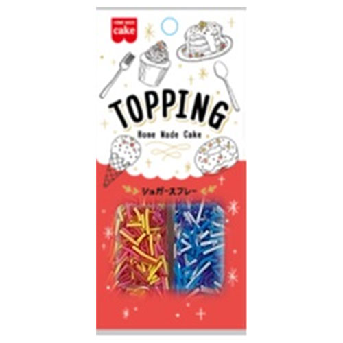 ネコポス 共立食品 トッピング シュガースプレー 10g×5袋入| 全国菓子材料 製菓材料 砂糖 トッピング