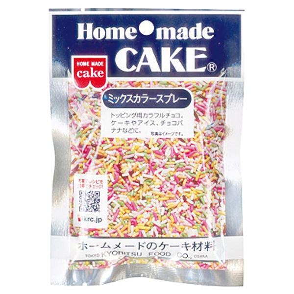 共立食品 ミックスカラースプレー 50g×5袋入|お菓子 菓子材料 スプレーチョコ トッピング