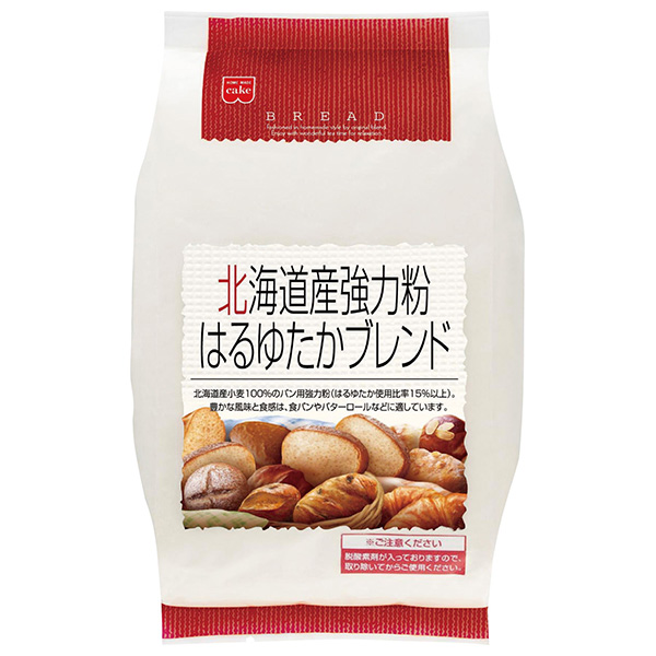 共立食品 北海道産強力粉 はるゆたかブレンド 600g×6袋入|国産小麦 パン 製菓材料 菓子材料