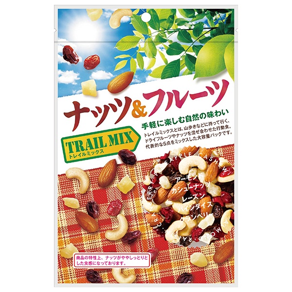 共立食品 ナッツ&フルーツ(トレイルミックス) 徳用 140g×6袋入×(2ケース)|菓子 ナッツ 大容量 フルーツ