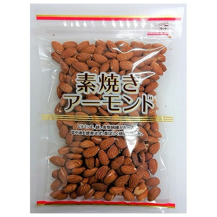 共立食品 素焼きアーモンド 500g×10袋入|お菓子 おつまみ ナッツ 素焼き アーモンド 大容量 ビタミン 鉄 食物繊維 チャック袋