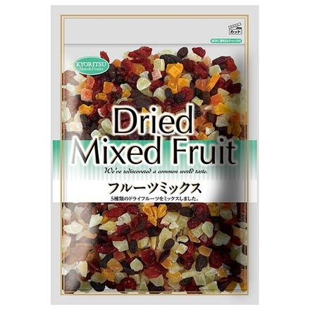 共立食品 フルーツミックス 500g×10袋入|お菓子 おつまみ ドライフルーツ ミックス フルーツ 5種 チャック袋 大容量