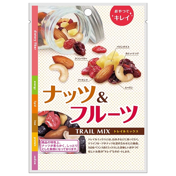 共立食品 ナッツ&フルーツ(トレイルミックス) 55g×6袋入|菓子 ナッツ フルーツ