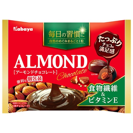 カバヤ アーモンドチョコレート 109g×16袋入|お菓子 チョコ ALMOND 個包装 アーモンド