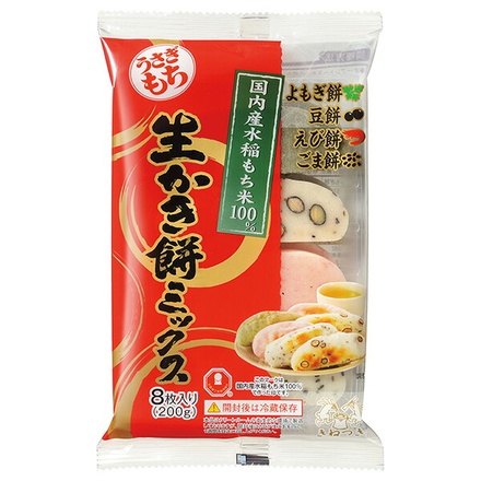 うさぎもち 生かき餅 ミックス 200g×10袋入|切り餅 国産餅 生もち お正月餅 餅アソート もち詰め合わせ 餅料理 和菓子材料