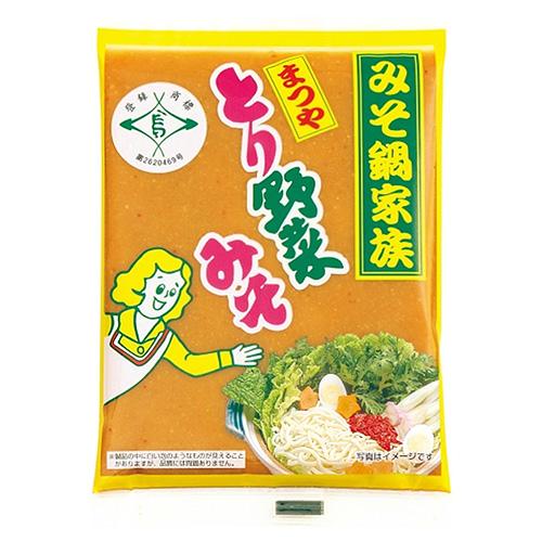 まつや とり野菜みそ 200g×12袋入|みそ鍋 調味料 まつや
