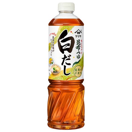 ヤマサ醤油 昆布つゆ 白だし 1Lペットボトル×6本入|一般食品 調味料 白だし 昆布白だし