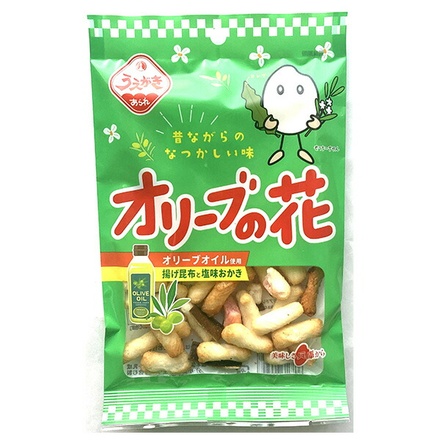 植垣米菓 オリーブの花 33g×20個入|ウエガキ 米菓 おかき オリーブオイル