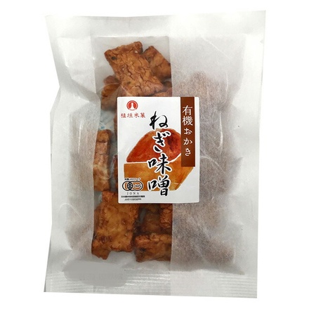 植垣米菓 有機おかき ねぎ味噌 45g×6個入|お菓子 菓子 おかし おかき 有機