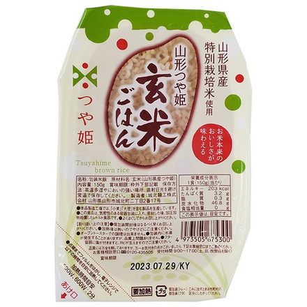 城北麺工株式会社 山形つや姫 玄米ごはん 150g×24個入|一般食品 レトルト食品 玄米 つや姫 山形