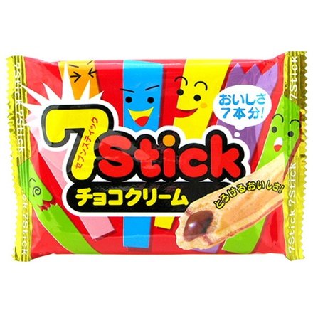 やおきん セブンスティック チョコクリーム 7本×12個入|お菓子 スナック菓子 ウエハース チョコ
