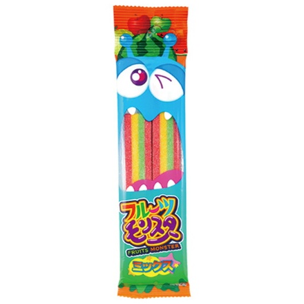 やおきん フルーツモンスター ミックス味 50g×12袋入|お菓子 グミ キャンディー ミックス味