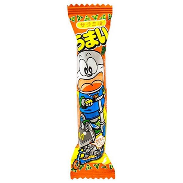 やおきん うまい棒 サラミ味 6g×30本入|お菓子 スナック菓子 駄菓子 サラミ