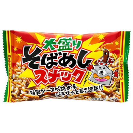 やおきん 大盛りそばめし スナック 14g×24袋入|お菓子 スナック菓子 大盛り そばめし味 スナック