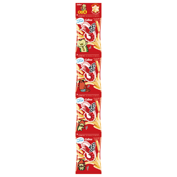 カルビー かっぱえびせん ミニ4 48g×12袋入 メーカー 問屋直送|かっぱえびせん お菓子 スナック菓子 calbee