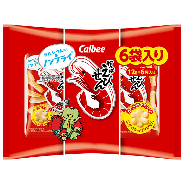 カルビー かっぱえびせん 6P 72g×12袋入|かっぱえびせん お菓子 スナック菓子 calbee