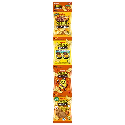 カルビー サッポロポテト バーべQあじ ミニ4 36g×10袋入 メーカー 問屋直送|Calbee お菓子 スナック菓子 バーベキュー