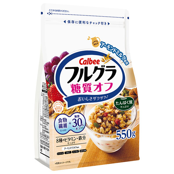 カルビー フルグラ 糖質オフ 550g×6袋入|フルーツグラノーラ 健康食品