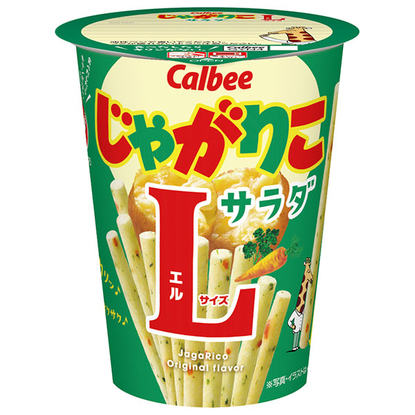 カルビー じゃがりこ サラダ Lサイズ 68g×12個入 メーカー 問屋直送|お菓子 スナック菓子 じゃがいも ジャガリコ