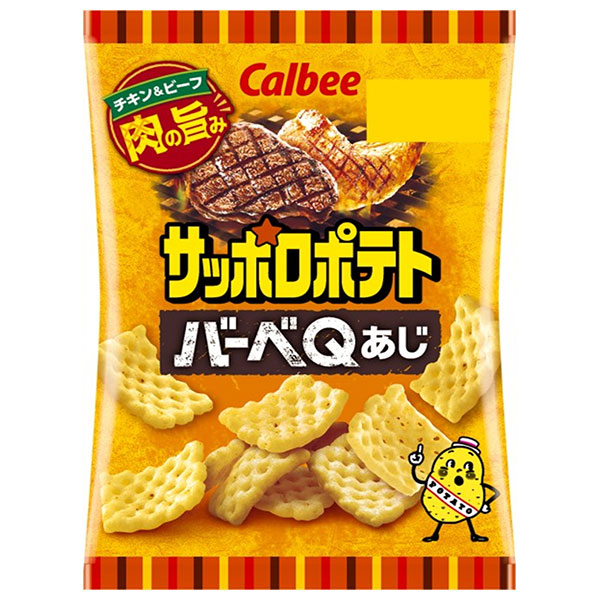 カルビー サッポロポテト バーべQあじ 24g×24袋入|Calbee お菓子 スナック菓子 バーベキュー