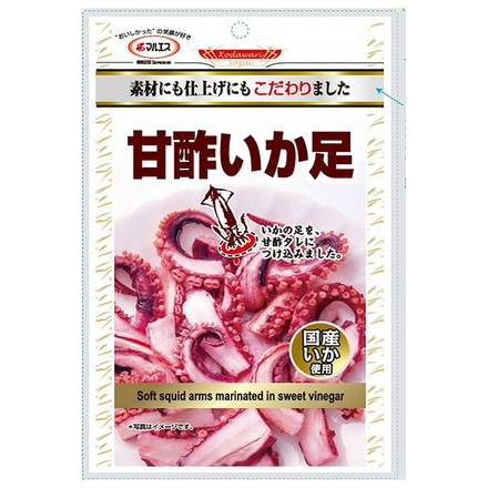 マルエス 甘酢いか足 33g×10袋入 メーカー 問屋直送|お菓子 珍味 おつまみ 袋 イカ 甘酢 いか足 甘酢タレ 国産いか マルエス