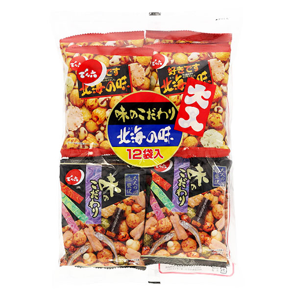 でん六 大入12袋ペアパック 12袋×8袋入|お菓子 スナック菓子 袋 豆菓子 おつまみ