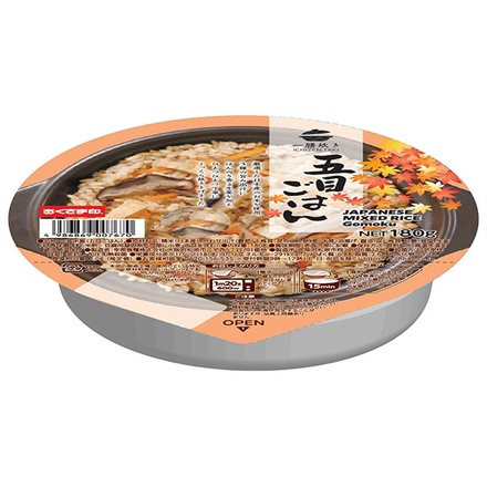 幸南食糧 一膳炊き 五目ごはん 180g×18個入|レトルト食品 ご飯 米 炊き込み 混ぜご飯