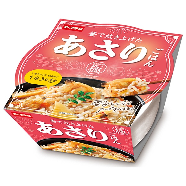 幸南食糧 たきこみの極 あさりごはん 180g×12個入|季節限定 もち米 あさり ごはん パック レトルト レトルトご飯