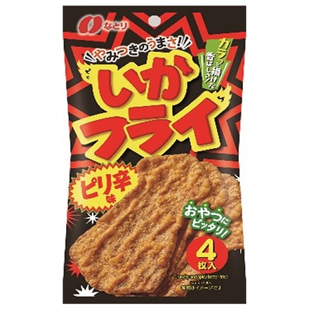 なとり いかフライ ピリ辛味 4枚×10袋入 メーカー 問屋直送|なとり いかフライ ピリ辛 カロリー アレンジ ビール おつまみ お菓子 レビュー