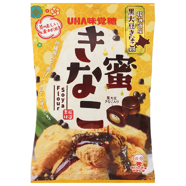 UHA味覚糖 蜜きなこ 109g×6袋入|お菓子 飴 きなこ 黒大豆