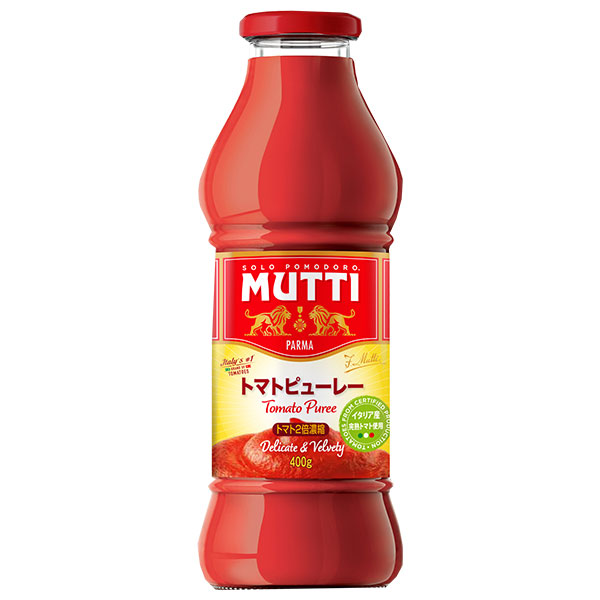 ムッティ MUTTI トマトピューレ 400g瓶×12本入|一般食品 トマト 2倍濃縮 MUTTI
