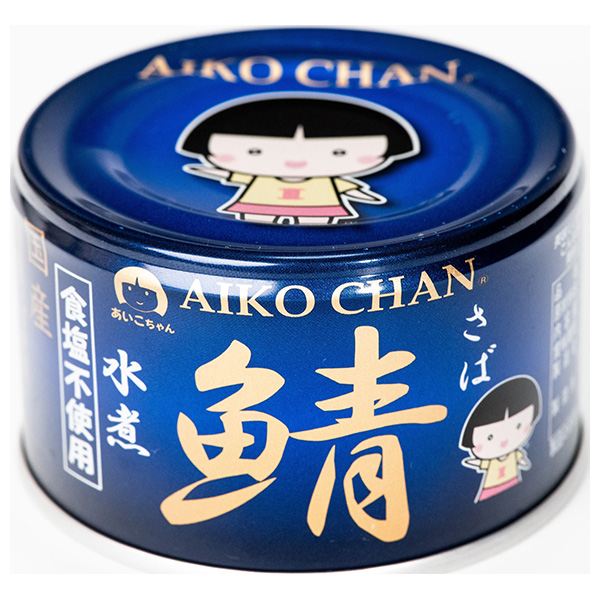 伊藤食品 あいこちゃん 青の鯖水煮 食塩不使用 150g缶×24個入|一般食品 缶詰 サバ さば