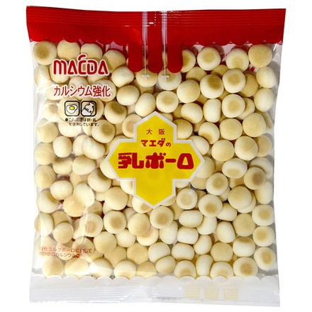 大阪前田製菓 乳ボーロ 60g×12袋入 メーカー 問屋直送|お菓子 袋 焼菓子 チチボーロ 卵ボーロ