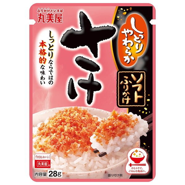 ネコポス 丸美屋 ソフトふりかけ さけ 28g×10袋入| 全国一般食品 調味料 ふりかけ チャック袋 鮭