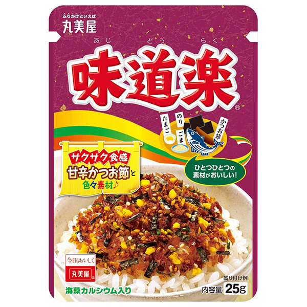 ネコポス 丸美屋 ふりかけ 味道楽 25g×10袋入| 全国一般食品 調味料 ふりかけ チャック