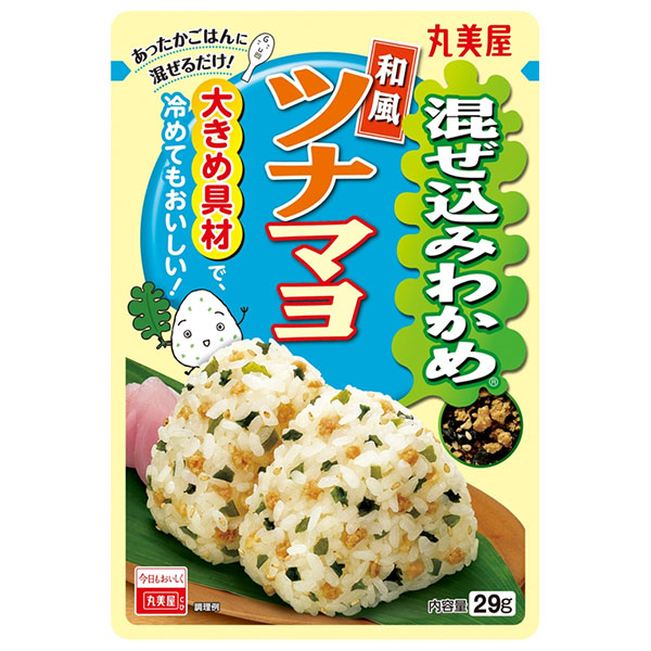 ネコポス 丸美屋 混ぜ込みわかめ 和風ツナマヨ 29g×10袋入| 全国一般食品 調味料 ふりかけ 混ぜ込みごはんの素