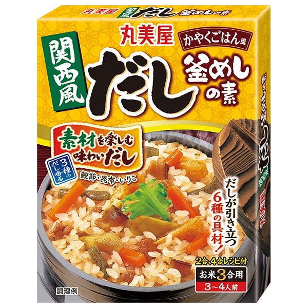 丸美屋 関西風だし釜めしの素 230g×5個入×(2ケース)|一般食品 調味料 素 釜飯 料理の素 かまめし