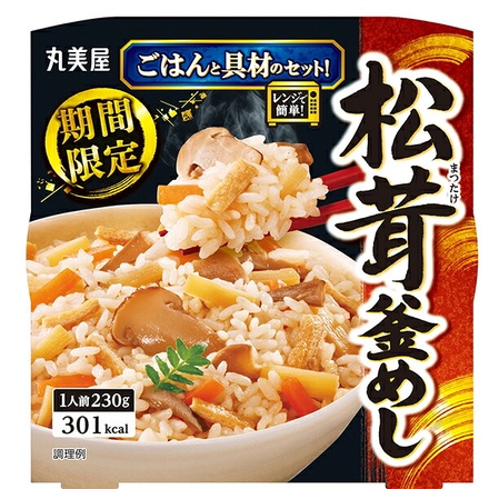 丸美屋 松茸釜めし ごはん付き 230g×6個入|レトルト 釜めし レンジ調理 ご飯 マルミヤ