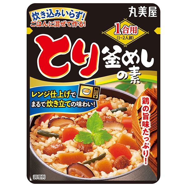 丸美屋 1合用 混ぜて作る とり釜めしの素 110g×10個入|一般食品 調味料 素 釜飯 料理の素 かまめし