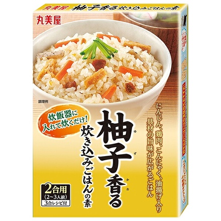 丸美屋 柚子香る 炊き込みごはんの素 170g×10個入|マルミヤ 素 釜飯 料理の素 混ぜご飯