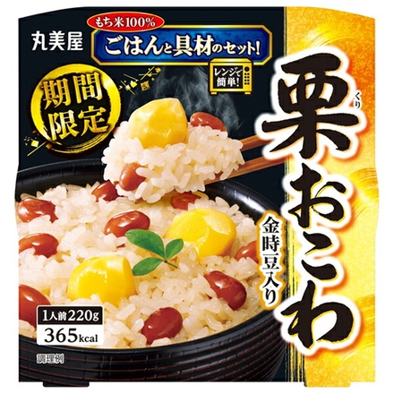 丸美屋 栗おこわ もち米ごはん付き 220g×6個入|レトルトごはん おこわ たけのこ ごはん ご飯