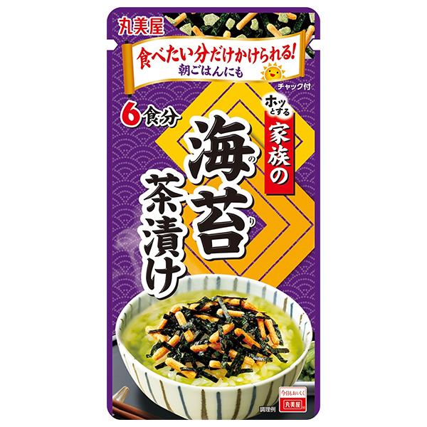 丸美屋 家族の海苔茶漬け 42g×10袋入|マルミヤ 調味料 お茶漬けの素 のり チャック袋