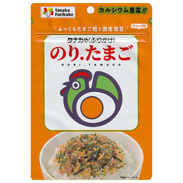 田中食品 ふりかけ のり.たまご 36g×10袋入|ふりかけ チャック袋 調味料 のり たまご