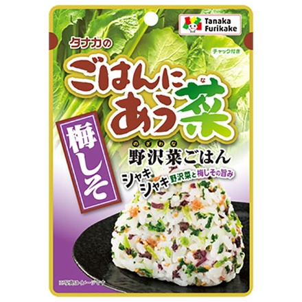 田中食品 ごはんにあう菜 梅しそ 15g×10袋入|梅しそ ふりかけ 梅ふりかけ ごはんのお供 お弁当 おにぎり 梅しそ味 酸っぱい 美味しい