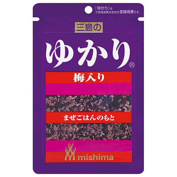 三島食品 ゆかり梅入り 18g×10袋入|ふりかけ チャック まぜごはん しそ 梅
