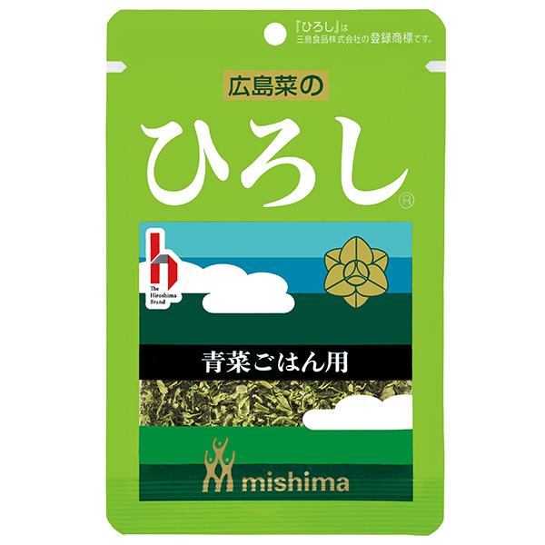 三島食品 ひろし 16g×10袋入|ふりかけ チャック まぜごはん 青菜