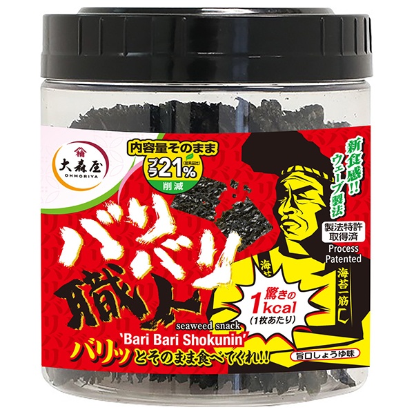 大森屋 バリバリ職人 30枚×30個入|乾物 海苔 味付海苔 のり
