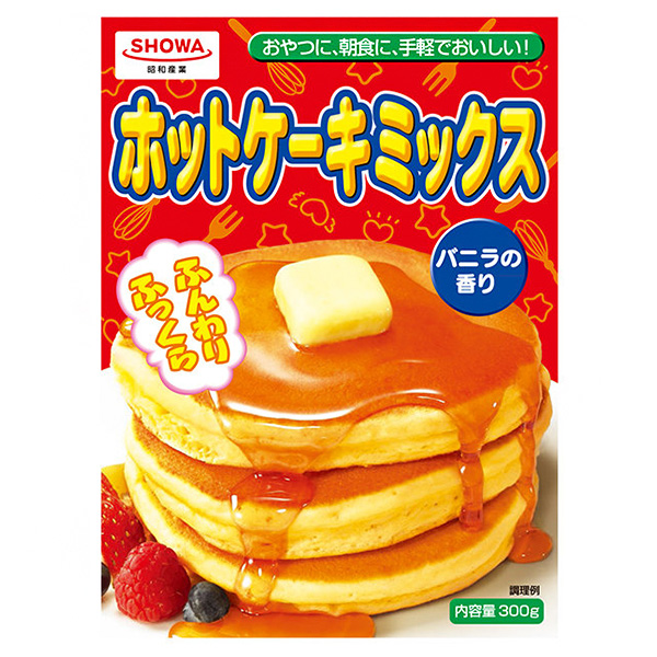 昭和産業 (SHOWA) ホットケーキミックス 300g×20箱入|ホットケーキミックス ホットケーキ 小麦粉 菓子