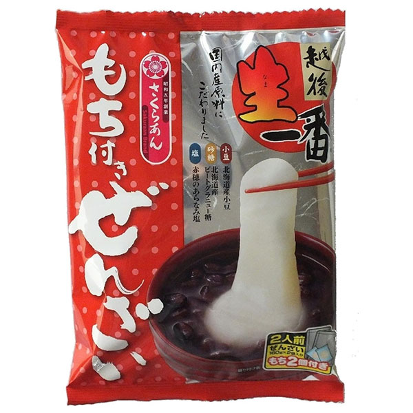 谷尾食糧工業 もち付きぜんざい 2人前 160g×12袋入|お菓子 和菓子 ぜんざい