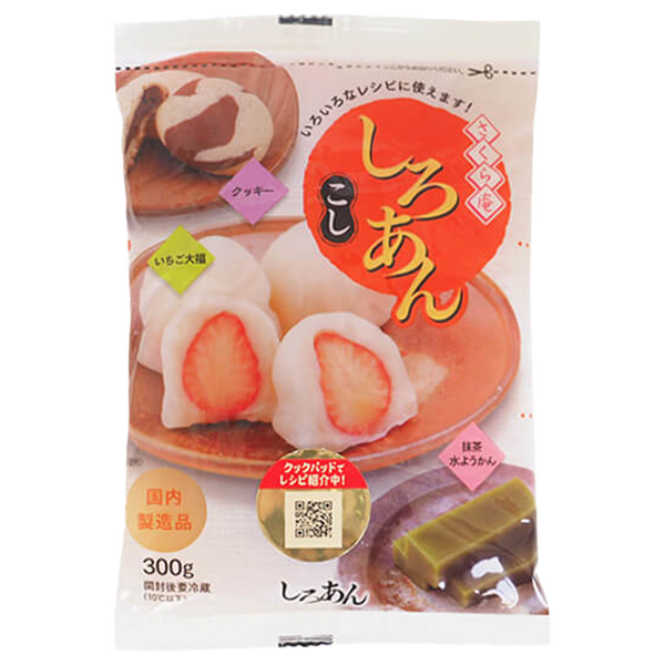 谷尾食糧工業 白こしあん 300g×12袋入|お菓子 和菓子 あずき こしあん 白あん あんこ